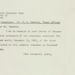 Letter: 1948 January 6