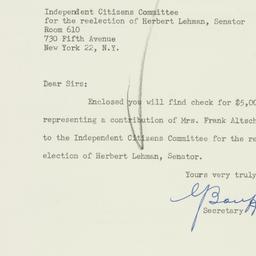 Letter: 1950 September 27