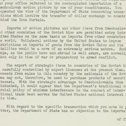 Letter: 1950 December 1