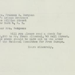 Letter: 1950 March 3