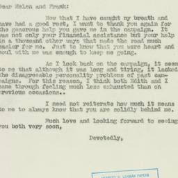 Letter: 1950 November 20