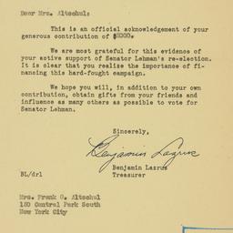 Letter: 1950 October 9