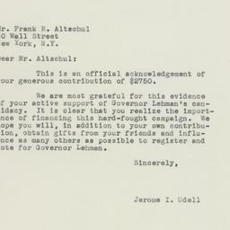 Letter: 1949 October 10
