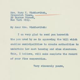Letter: 1934 February 27