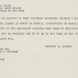 Letter: 1946 February 12
