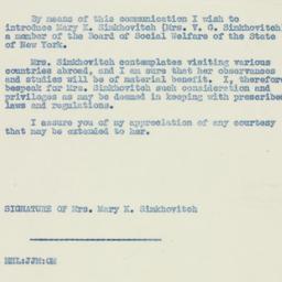 Letter: 1938 March 18