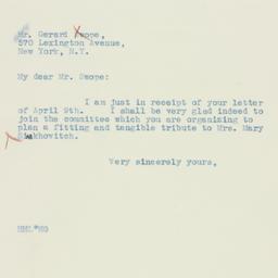 Letter: 1934 April 11