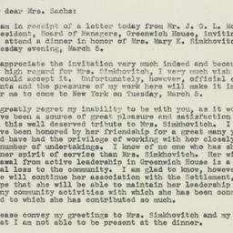 Letter: 1946 February 11