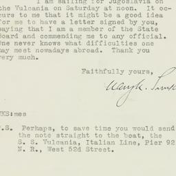 Letter: 1938 March 17