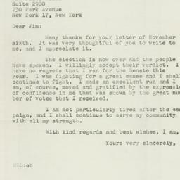 Letter: 1946 November 7