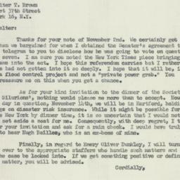 Letter: 1955 November 8