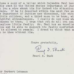 Letter: 1956 April 26