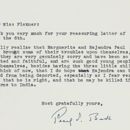 Letter: 1956 June 8