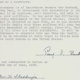 Letter: 1956 June 4