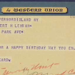 Telegram: 1942 March 28