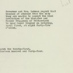 Letter: 1944 March 21