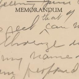 Memorandum: n.d.
