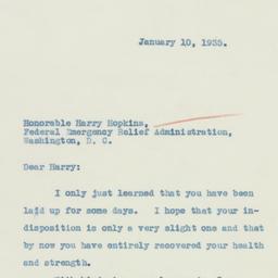 Letter: 1933 January 10
