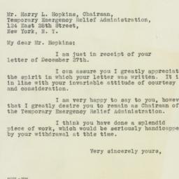 Letter: 1932 December 29