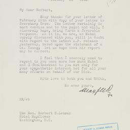 Letter: 1945 February 21