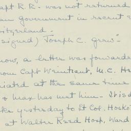 Letter: 1945 February 1