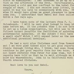 Letter: 1942 December 30