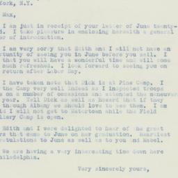 Letter: 1936 June 27