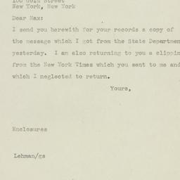 Letter: 1945 March 22