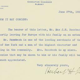 Letter: 1936 June 27