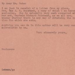 Letter: 1945 February 2