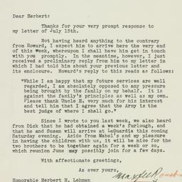 Letter: 1942 July 21