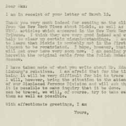 Letter: 1945 March 17