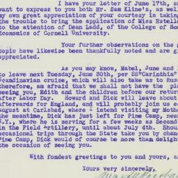 Letter: 1936 June 23