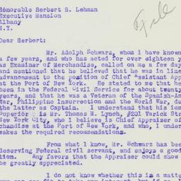 Letter: 1933 August 21