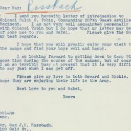 Letter: 1941 April 25