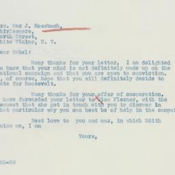 Letter: 1936 October 3