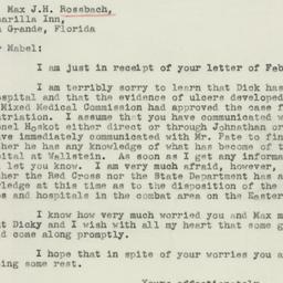 Letter: 1945 February 3