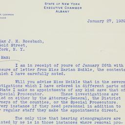 Letter: 1939 January 27