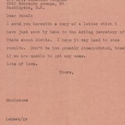Letter: 1945 February 20
