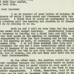 Letter: 1929 November 4