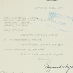 Letter: 1933 November 24