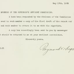 Letter: 1926 May 12