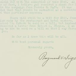 Letter: 1932 November 29