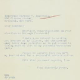 Letter: 1933 November 16