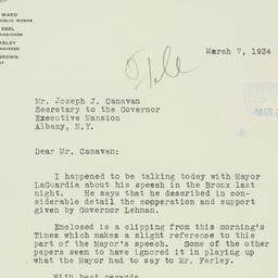 Letter: 1934 March 7