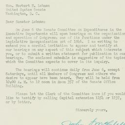 Letter: 1951 May 29