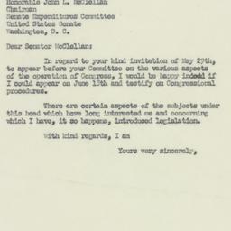 Letter: 1951 June 8