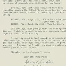 Letter: 1939 June 12