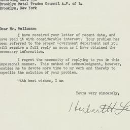 Envelope: 1955 February 15