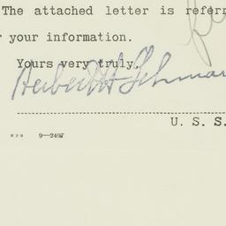Letter: 1955 March 3